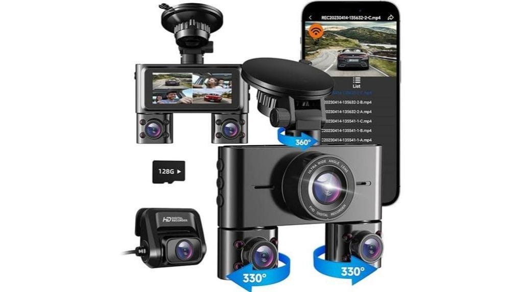 comprehensive 360 quad camera