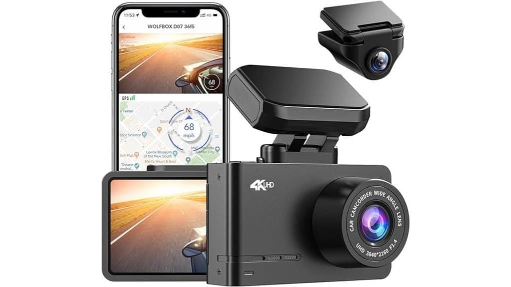 detailed review of wolfbox d07 4k dash cam